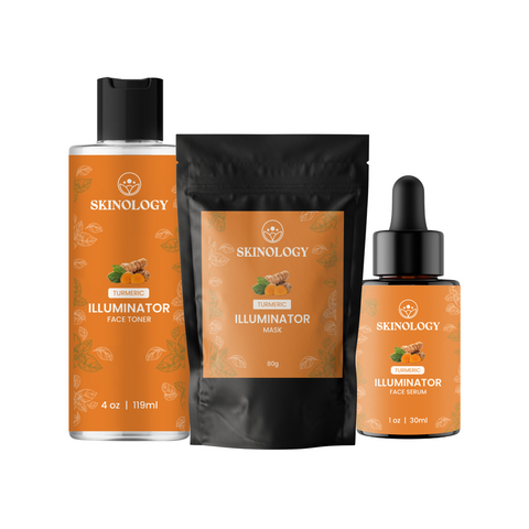 Radiant Essentials BundleBundle includes:
Illuminator Clay mask
Illuminator Serum
Illuminator TonerSkinology Natural SkincareSkinology Natural Skincare