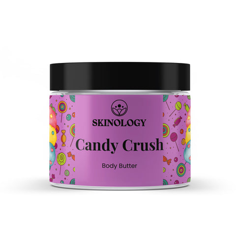 Candy Crush Body ButterThis whipped body butter is a luxurious and nourishing blend of natural ingredients that deeply moisturizes, soothes and hydrates the skin.Skinology Natural SkincareSkinology Natural Skincare